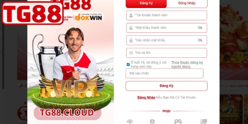 3 bước đăng ký TG88