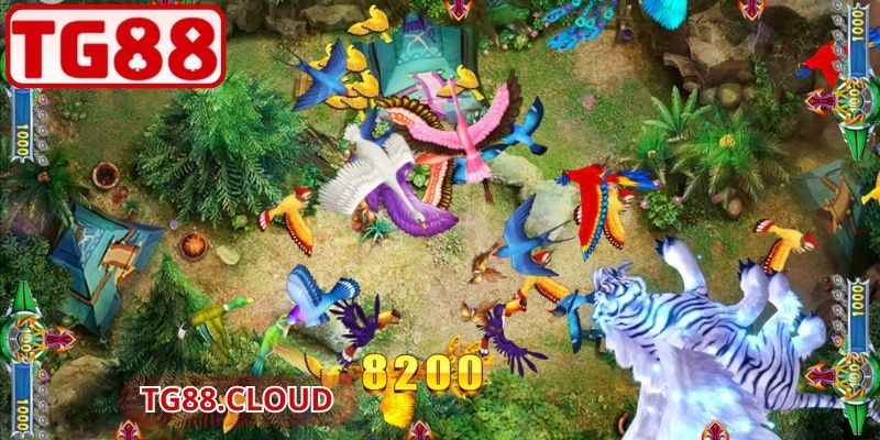 Tỷ lệ trả thưởng của từng mục tiêu Tiên Bắn Cá TG88