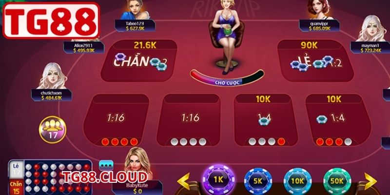 Xóc đĩa TG88 hiển thị kết quả nhanh, minh bạch và thanh toán chính xác